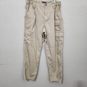 5.11 Tactical Series Mens Beige Cargo Pants W/L US 34
